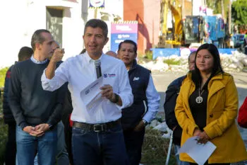Desestima Eduardo Rivera opiniones de Armenta sobre el destino de las multas por pinta de bardas