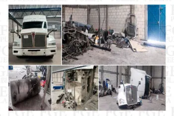 En Santa Isabel Cholula, recupera Fiscalía de Puebla un tractocamión robado