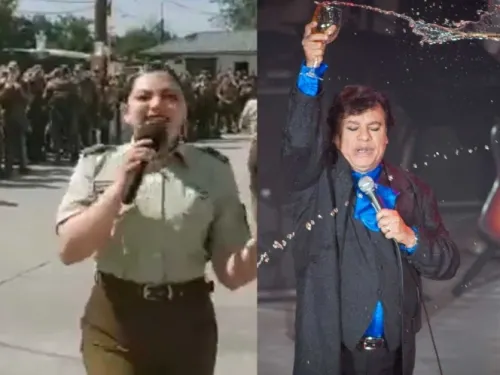 Con música de Juan Gabriel motivan a policía chilena antes de ir a trabajar