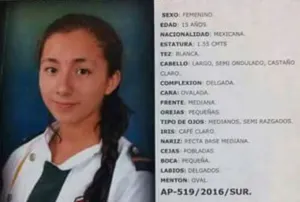 Reportan desaparición de niña de 15 años; piden ayuda para localizarla
