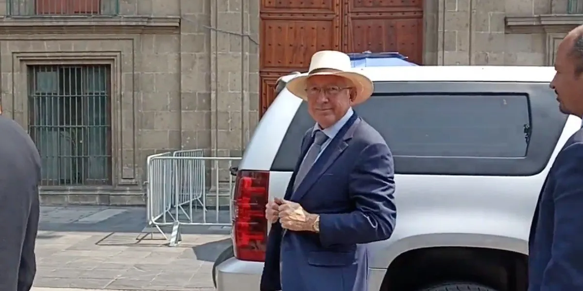 AMLO se reúne de nuevo con Ken Salazar en Palacio Nacional