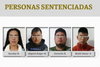 Sentencian a cuatro personas que extorsionaron a un comerciante de carne en Puebla