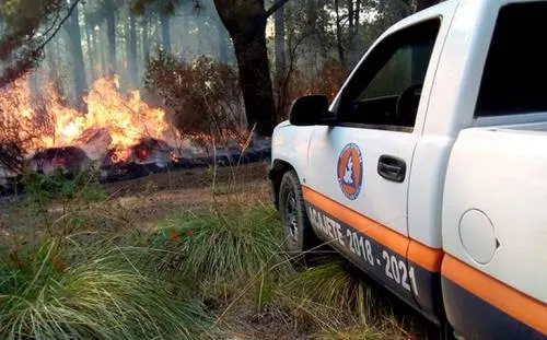Prevé Conafor que incendio forestal en La Malinche quede controlado este día