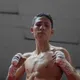 Arturo "Lobito" Torres, boxeador originario de Mexicali, Baja California. Foto: Instagram