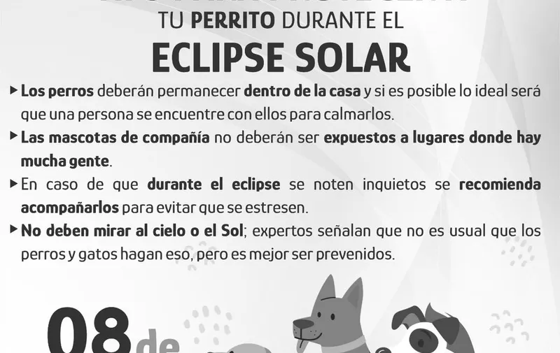 PC Atlixco emite varias recomendaciones ante el próximo eclipse solar