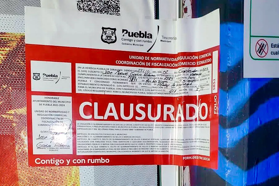 Normatividad Clausura De Negocios Sello De Clausurado