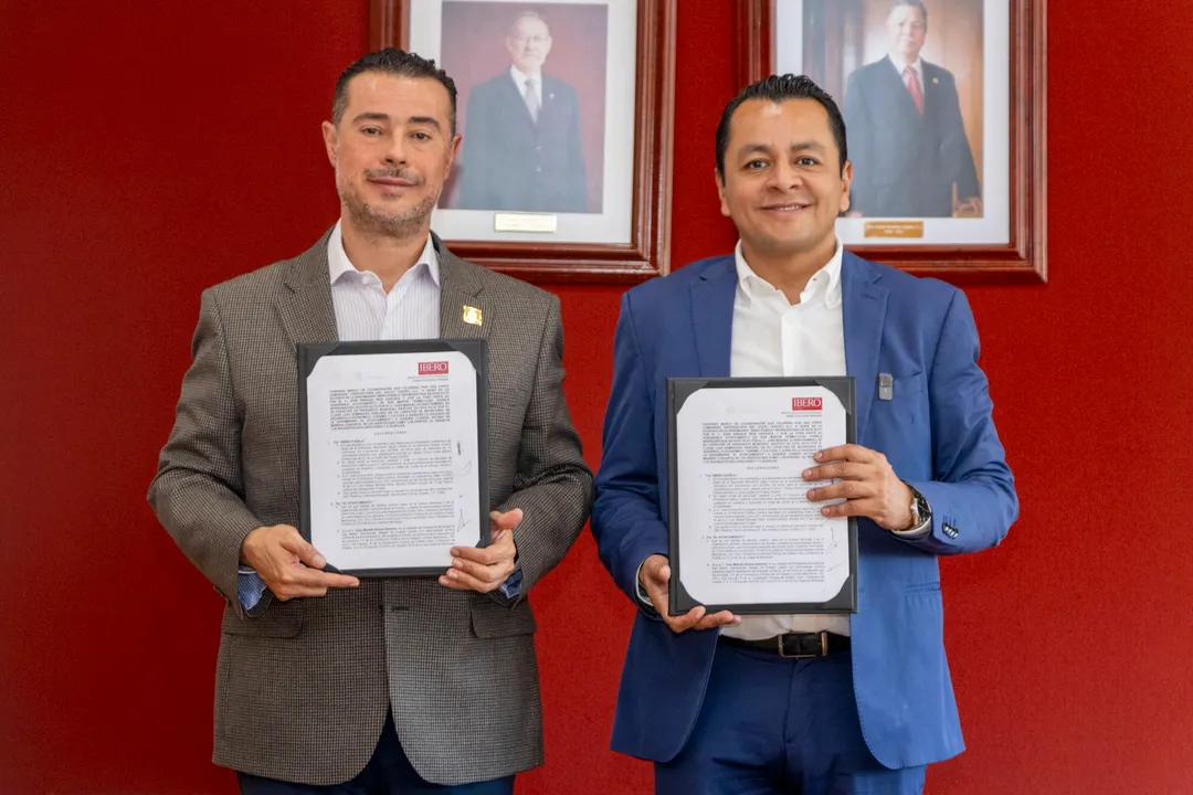 “Sigamos construyendo”: Ibero Puebla firma convenio con San Martín Texmelucan
