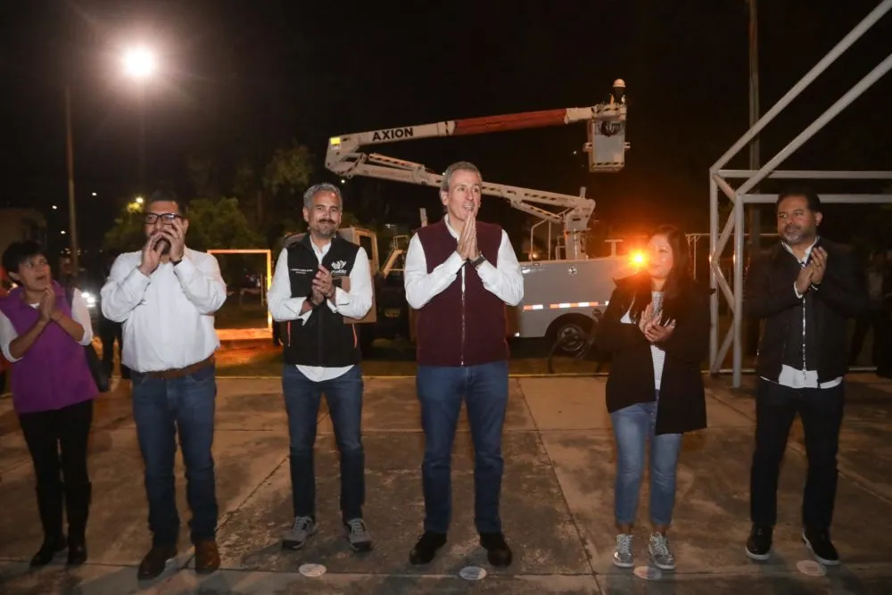 Trabajos de modernización de luminarias