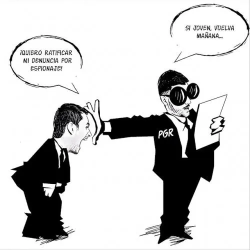 De espías, espiados y nuevas denuncias ante la PGR