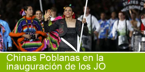 Chinas Poblanas en la inauguración de los JO