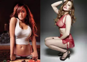 Lindsay Lohan desnuda en boda