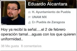 Se queja Alcántara por supuesta ”operación tamal” en el PAN