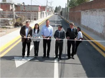 RMV inaugura vialidades pavimentadas por un monto de 23 mdp