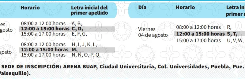 fechas-inscripcion-buap-2023