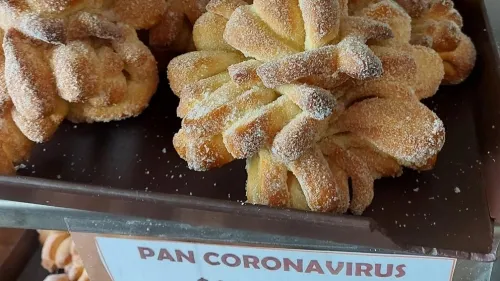 Una panadería mexicana sorprende a sus clientes vendiendo pan “coronavirus”
