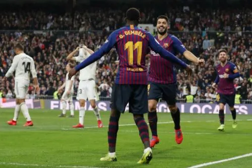 Barcelona golea 3-0 al Real Madrid y pasa a final de Copa del Rey