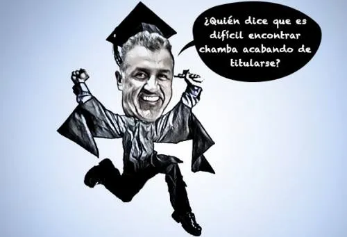Franco Rodríguez, titulación exprés para llevarlo al gabinete de MEA