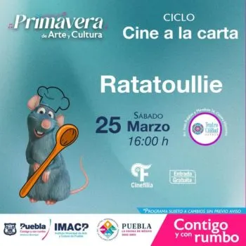 El Ayuntamiento de Puebla ofrece cine, danza, música y teatro este fin de semana