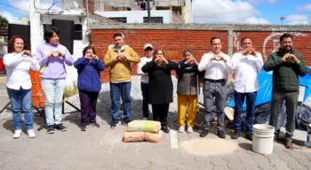 El gobierno municipal de Texmelucan inicia obra comunitaria en la Unidad Habitacional Góndola