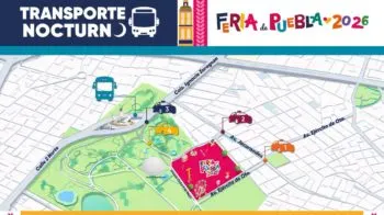 Feria de Puebla 2026 contará con transporte seguro: habilitan rutas nocturnas y bases de taxi