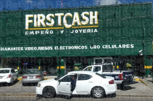 Dan golpe en casa de empeño First Cash de Amozoc