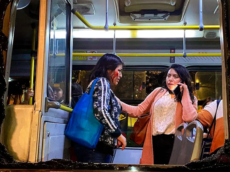 Choque Metrobus Paseo De La Reforma