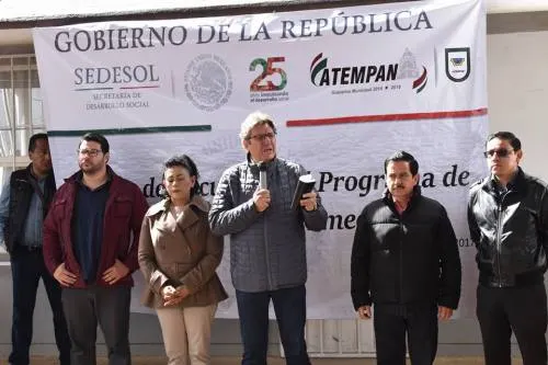 Entrega SEDESOL Puebla, cerca de 5 millones de pesos del Programa Empleo Temporal Inmediato