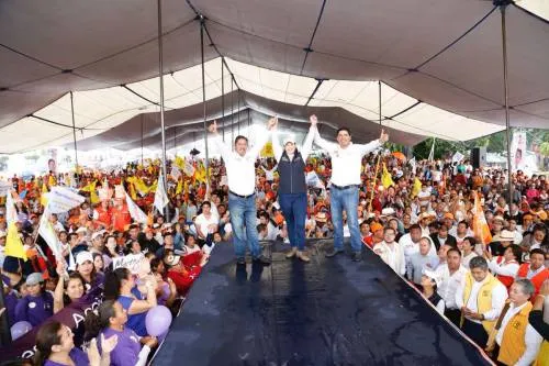 Michel Chaín cuenta conmigo, de ser ganadora me sentaré con él, dice MEA al candidato del PVEM