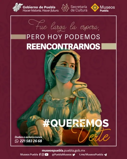 Inicia reapertura de museos en Puebla