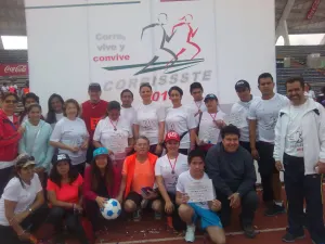 Todo un éxito la carrera atlética CorrISSSTE