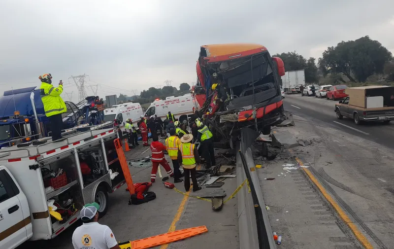 Accidente en la carretera Puebla-Orizaba