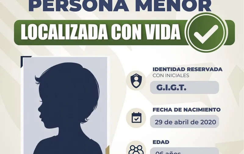 Localizan en Puebla a niña de 6 años reportada como desaparecida en Nayarit