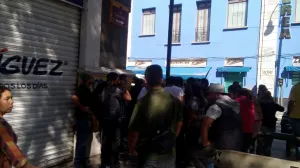 Antorcha Comercial se instala a la fuerza en el Centro Histórico