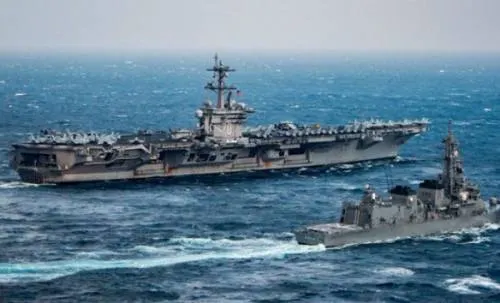 Portaaviones de Estados Unidos se dirigen a la Península de Corea