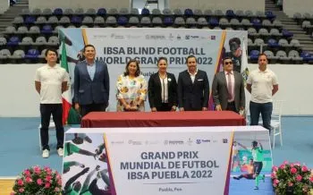Inaugura Inpode Gran Prix Mundial de Futbol IBSA Puebla 2022