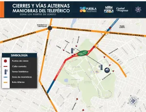 Habrá cierres viales y peatonales por colocación de cables del Teleférico