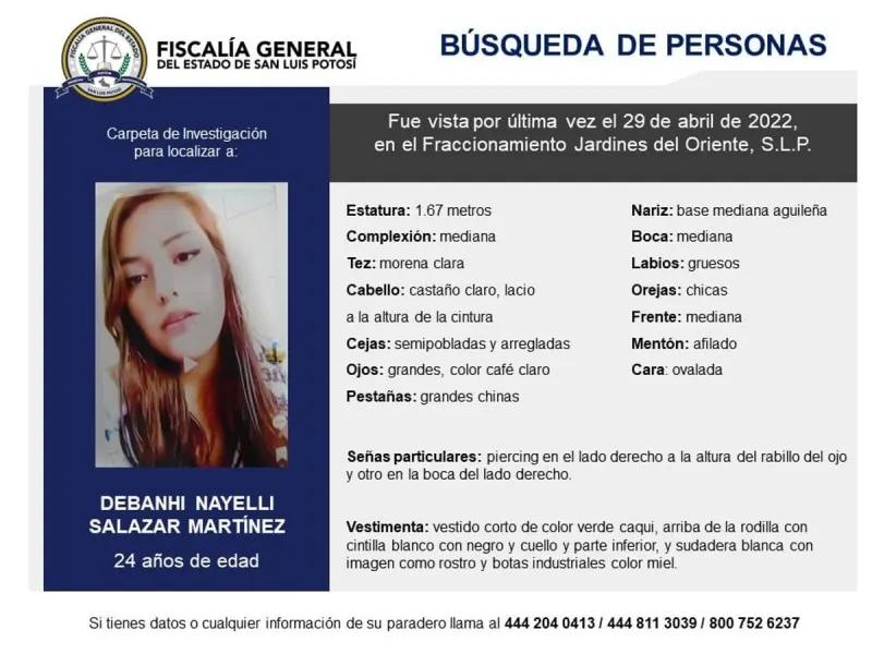 Buscan a Debanhi Nayelli, desapareció en San Luis Potosí