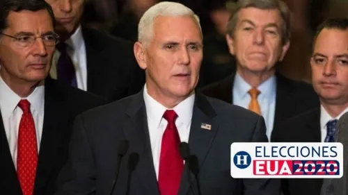 Mike Pence aterriza de emergencia tras percance en el avión