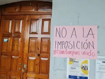 Tensión en Cuautempan: pobladores rechazan designación del Concejo Municipal