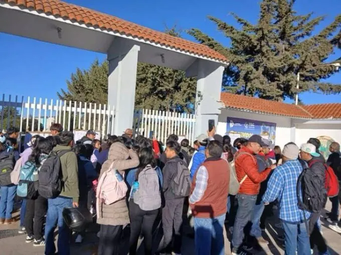 Protesta en Instituto Tecnológico Superior de Serdán