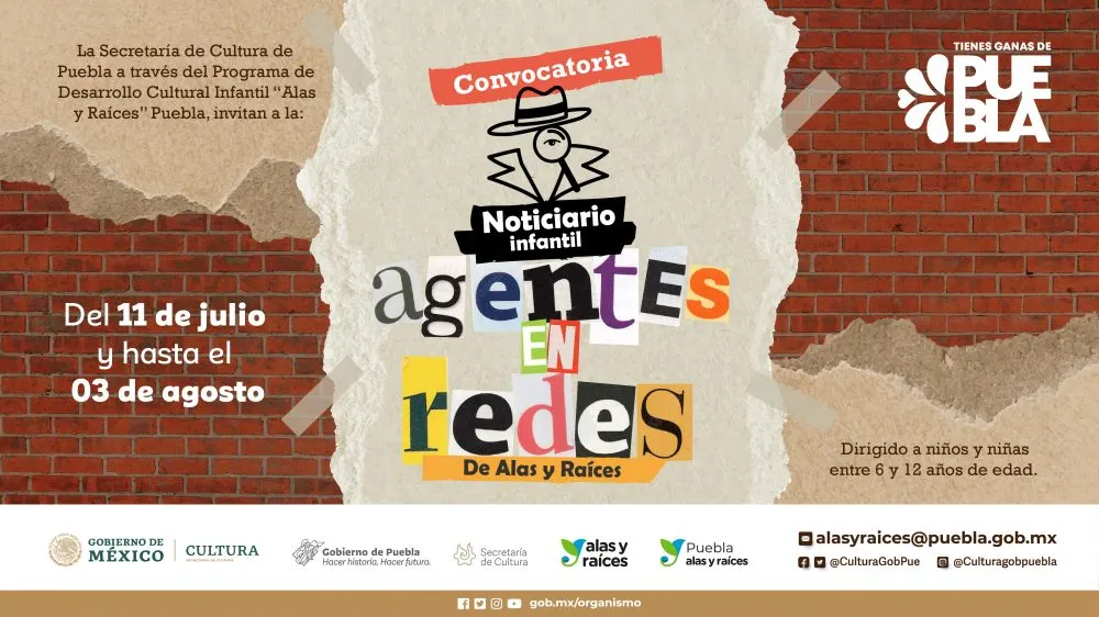 Realizará Cultura audiciones para noticiario infantil “Agentes en redes”