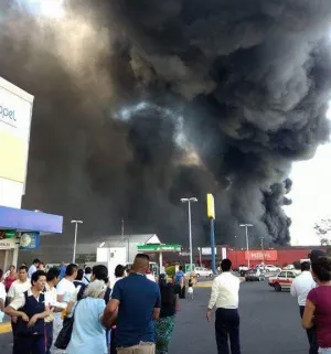 Se registra incendio en el norte de Veracruz