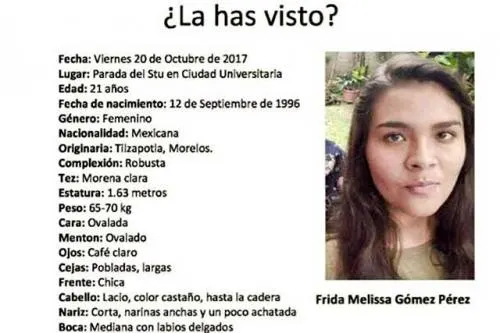 Buscan a estudiante de Criminología de la BUAP; fue vista por última vez en CU