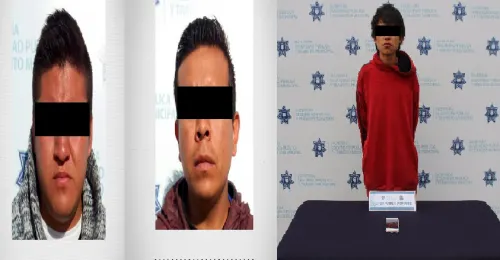 En hecho distintos, detienen fuerzas municipales a tres personas por robo a transporte público