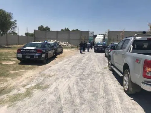 Tras asalto a tráiler con cerdos de GCM policías federales, estatales y municipales lo recuperan en