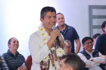 Puebla requiere líderes, afirmó Eduardo Rivera a la militancia panista en Chignautla