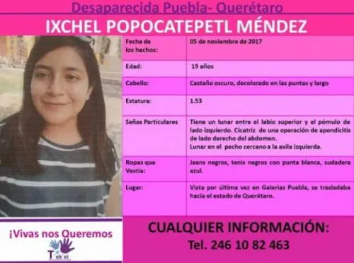 Buscan a joven desaparecida en Galerías Serdán