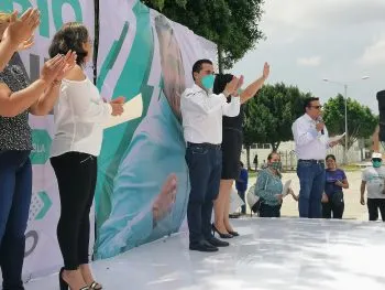 En cierre de campaña en San Bartolo, Fabio Núñez resalta valor de las mujeres 