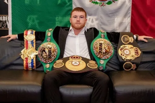 Saúl Canelo Álvarez está en su mejor momento: Mauricio Sulaimán