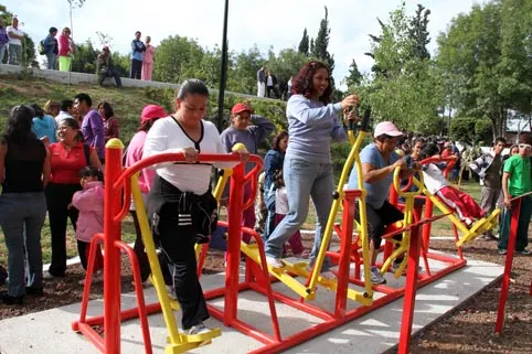 Atlixco arranca instalación de gimnasios al aire libre